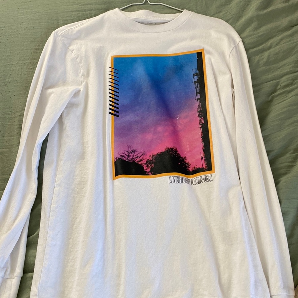 long sleeve american eagle USA shirt, size xs